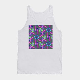 Letter J,,the pattern Tank Top